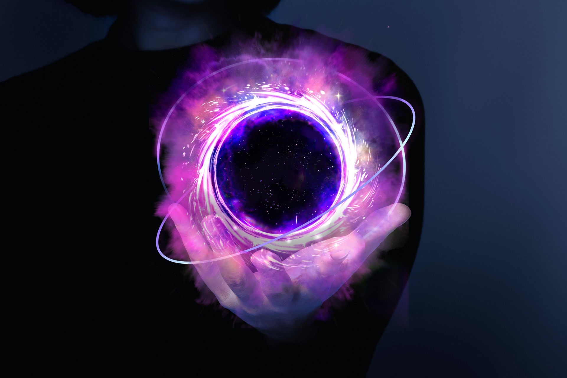 Women's hand presenting